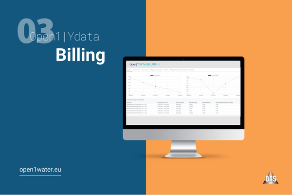 Open1|YDATA Billing της OTS για τη διαχείριση διαδικασιών ύδρευσης & αποχέτευσης
